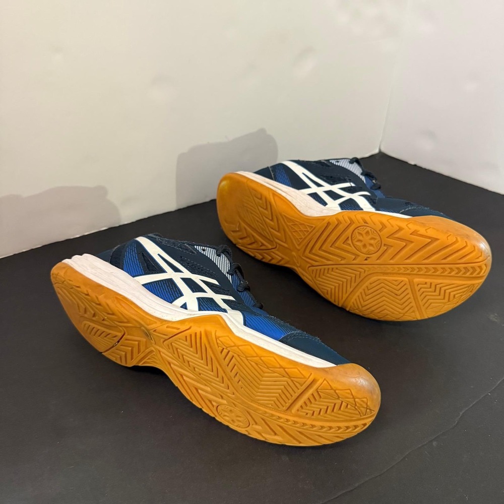 Asics Upcourt 5 Mens Navy Blue White Gum Sole Volleyball Shoes Sneakers Size 6.5 - Picture 5 of 16